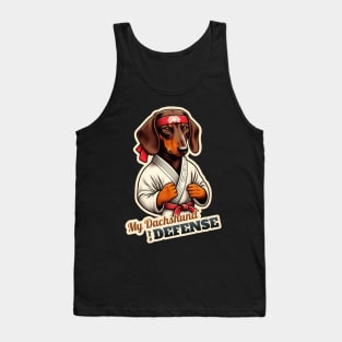 Karate Dachshund Tank Top